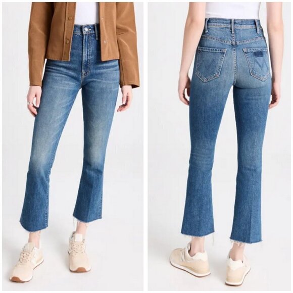 💕MOTHER SUPERIOR💕 Hustler Flood Fray Jeans ~ Beer Me 29 NWOT - Picture 7 of 16